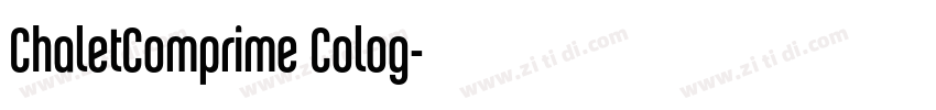 ChaletComprime Colog字体转换